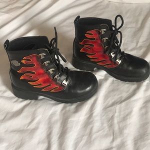 Harley Davidson motorcycle boots